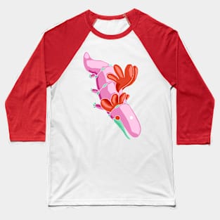 Axolotl Dragon (no line) Baseball T-Shirt